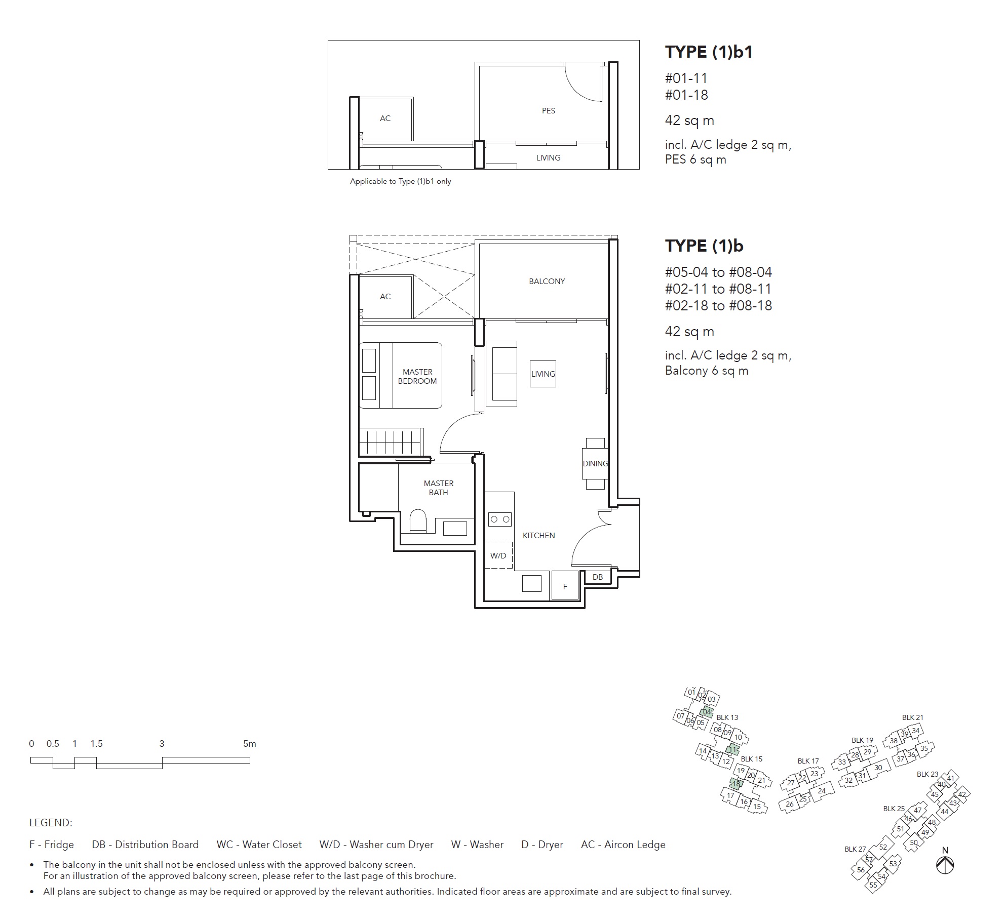 The Jovell 1 Bedroom Floor Plan 7